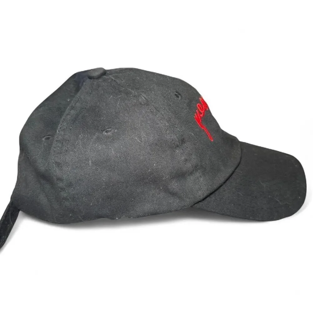 Vintage Guess embroidered logo Black Baseball snapback hat